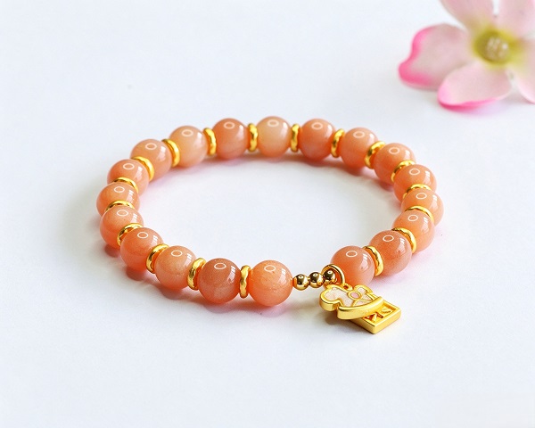 ORANGE GEMSTONE BRACELET