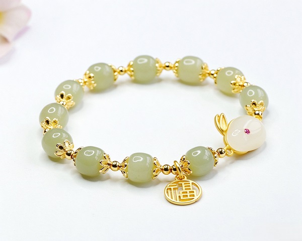 DELICATE BEADS JADE BRACELET